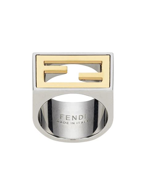 fendi silver rings|fendi ff ring.